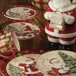 Certified International 89127 Holiday Wishes 16 piece Dinnerware Set, Set of 4, One Size, Multicolored & Holiday Wishes Oval Platter