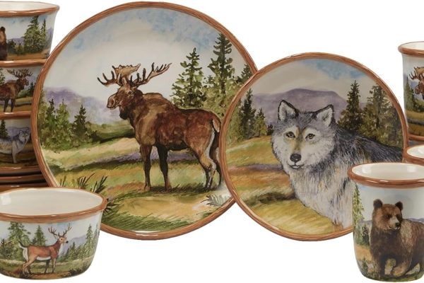 Certified International Mountain Summit 16pc Dinnerware Set, Service for 4, Multicolor