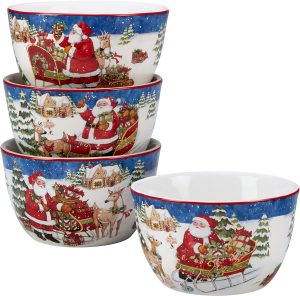 Certified International Santa's Workshop 16 Pc. Dinnerware Set, Service for 4, Multicolor