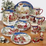 Certified International Santa's Workshop 16 Pc. Dinnerware Set, Service for 4, Multicolor