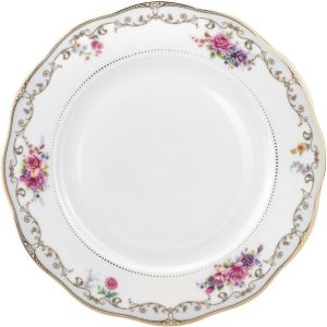 Euro Porcelain 57-pc Banquet Dinnerware Set, Luxury Bone China Tableware, Service for 8