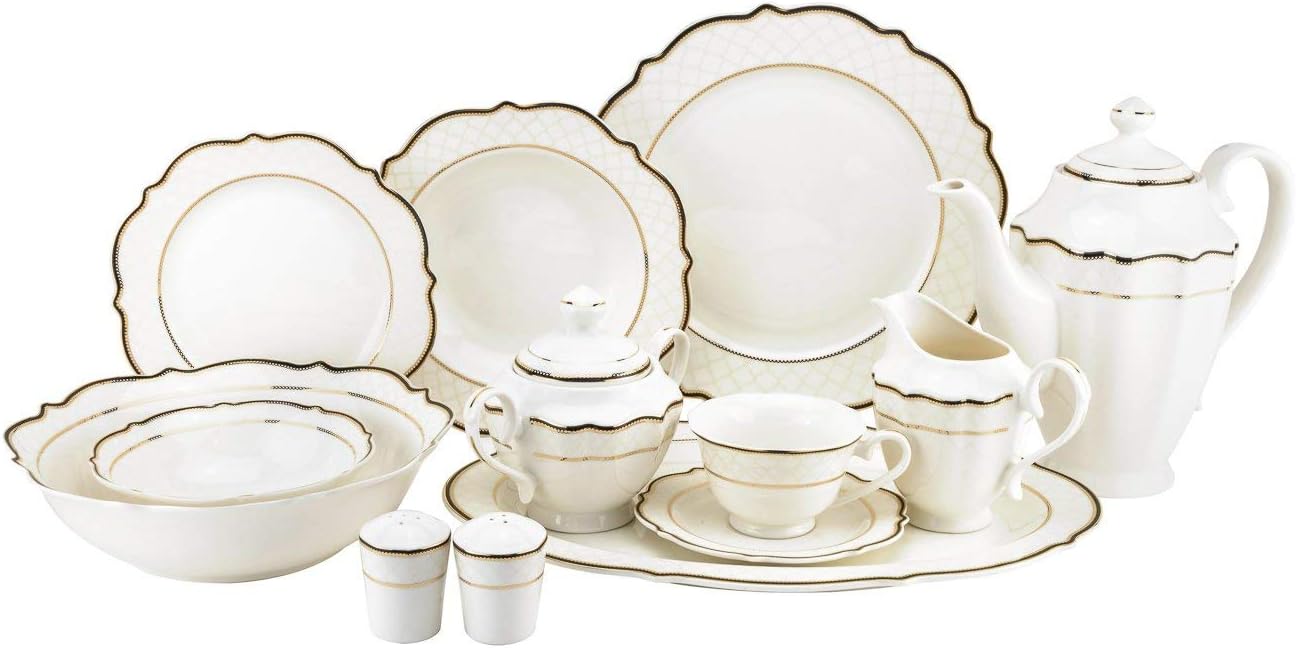 JOSEPH SEDGH Dinner Set for 8 Peak View 